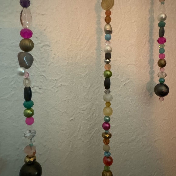 Colorful Beaded Wall Hanging Decor - Picture 2 of 4